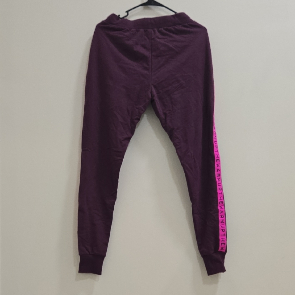 Jessica Simpson Joggers in Deep Purple with Pink Trim - Picture 4 of 9